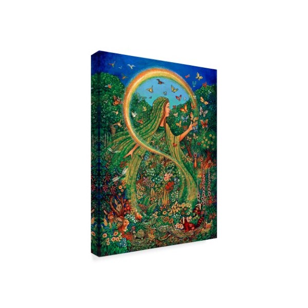 Bill Bell 'Forest Goddess' Canvas Art,18x24